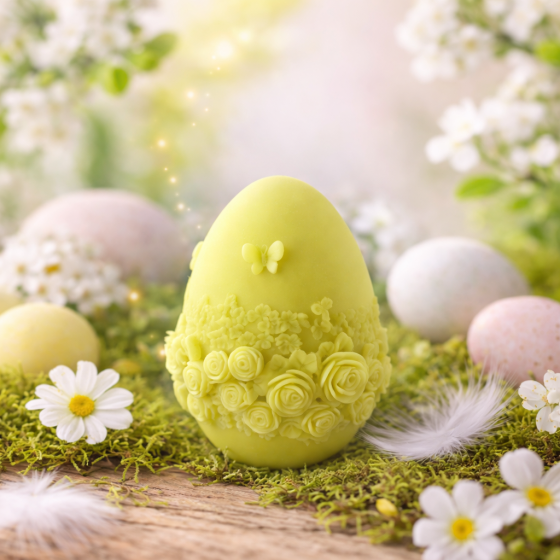 Silikonski kalup za svijeće - jaje 